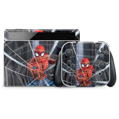 Marvel Spiderman Web Throw Nintendo Skins